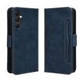 For Samsung Galaxy A05s 4G Skin Feel Calf Texture Card Slots Leather Phone Case(Blue)