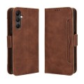 For Samsung Galaxy A05s 4G Skin Feel Calf Texture Card Slots Leather Phone Case(Brown)