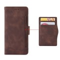 For Xiaomi 13T / 13T Pro Skin Feel Calf Texture Card Slots Leather Phone Case(Brown)