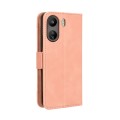 For Xiaomi Redmi 13C 4G / Poco C65 4G Skin Feel Calf Texture Card Slots Leather Phone Case(Pink)