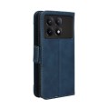 For Xiaomi Redmi K70 / K70 Pro 5G Skin Feel Calf Texture Card Slots Leather Phone Case(Blue)