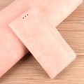 For Xiaomi Redmi Note 13R Pro 5G Skin Feel Calf Texture Card Slots Leather Phone Case(Pink)