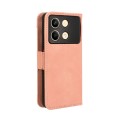 For Xiaomi Redmi Note 13R Pro 5G Skin Feel Calf Texture Card Slots Leather Phone Case(Pink)