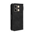 For Xiaomi Redmi Note 13R Pro 5G Skin Feel Calf Texture Card Slots Leather Phone Case(Black)