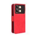 For Xiaomi Redmi Note 13R Pro 5G Skin Feel Calf Texture Card Slots Leather Phone Case(Red)