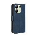 For Xiaomi Redmi Note 13 4G Skin Feel Calf Texture Card Slots Leather Phone Case(Blue)