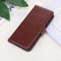 For OPPO Reno11 5G Global Crazy Horse Top Layer Cowhide Leather Phone Case(Brown)