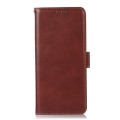 For OPPO Reno11 5G Global Crazy Horse Top Layer Cowhide Leather Phone Case(Brown)