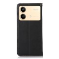 For Xiaomi Redmi Note 13R Pro KHAZNEH Nappa Top Layer Cowhide Leather Phone Case(Black)