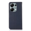 For Xiaomi Redmi Note 13 Pro 4G/Poco M6 Pro KHAZNEH Nappa Top Layer Cowhide Leather Phone Case(Blue)
