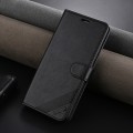 For vivo S18 Pro AZNS Sheepskin Texture Flip Leather Phone Case(Black)