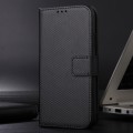 For Motorola Moto G Play 4G 2024 Diamond Texture Leather Phone Case(Black)