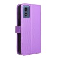For Motorola Moto G Play 4G 2024 Diamond Texture Leather Phone Case(Purple)
