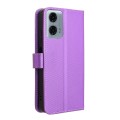 For Motorola Moto G Power 5G 2024 Diamond Texture Leather Phone Case(Purple)