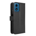 For Motorola Moto G04 / G24 Diamond Texture Leather Phone Case(Black)