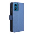 For Motorola Moto G04 / G24 Diamond Texture Leather Phone Case(Blue)