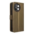 For vivo S18e 5G Diamond Texture Leather Phone Case(Brown)