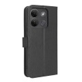 For Infinix Smart 7 Plus Diamond Texture Leather Phone Case(Black)
