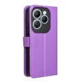 For Infinix Hot 40 4G Diamond Texture Leather Phone Case(Purple)