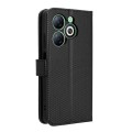 For Infinix Smart 8 Diamond Texture Leather Phone Case(Black)