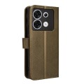 For Infinix Zero 30 5G Diamond Texture Leather Phone Case(Brown)