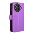 For Tecno Spark 20 Pro+ 4G Diamond Texture Leather Phone Case(Purple)