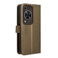 For Huawei Enjoy 70 4G Diamond Texture Leather Phone Case(Brown)