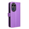 For Huawei nova 12 Diamond Texture Leather Phone Case(Purple)