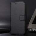 For Honor X9b 5G Diamond Texture Leather Phone Case(Black)