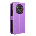 For Honor Magic6 5G Diamond Texture Leather Phone Case(Purple)