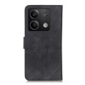 For Xiaomi Redmi Note 13 5G Global KHAZNEH Retro Texture Flip Leather Phone Case(Black)
