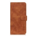 For Xiaomi Redmi Note 13 Pro KHAZNEH Retro Texture Flip Leather Phone Case(Brown)