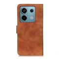 For Xiaomi Redmi Note 13 Pro KHAZNEH Retro Texture Flip Leather Phone Case(Brown)
