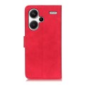 For Xiaomi Redmi Note 13 Pro+ KHAZNEH Retro Texture Flip Leather Phone Case(Red)