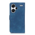 For Xiaomi Redmi Note 13 Pro+ KHAZNEH Retro Texture Flip Leather Phone Case(Blue)