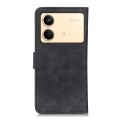 For Xiaomi Redmi Note 13R Pro KHAZNEH Retro Texture Flip Leather Phone Case(Black)
