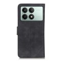 For Xiaomi Poco X6 Pro 5G/Redmi K70E KHAZNEH Retro Texture Flip Leather Phone Case(Black)