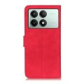 For Xiaomi Poco X6 Pro 5G/Redmi K70E KHAZNEH Retro Texture Flip Leather Phone Case(Red)