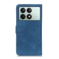 For Xiaomi Poco X6 Pro 5G/Redmi K70E KHAZNEH Retro Texture Flip Leather Phone Case(Blue)