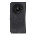 For Xiaomi Redmi A3 KHAZNEH Retro Texture Flip Leather Phone Case(Black)