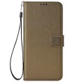 For Samsung Galaxy A05 4G Diamond Texture Leather Phone Case(Brown)
