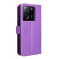 For Xiaomi 13T / 13T Pro Diamond Texture Leather Phone Case(Purple)