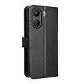 For Xiaomi Redmi 13C 4G / Poco C65 4G Diamond Texture Leather Phone Case(Black)
