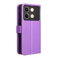 For Xiaomi Redmi Note 13R Pro 5G Diamond Texture Leather Phone Case(Purple)
