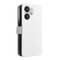 For Xiaomi Redmi 13C 5G / 13R 5G Diamond Texture Leather Phone Case(White)