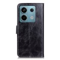 For Xiaomi Redmi Note 13 Pro 5G/Poco X6 Retro Crazy Horse Texture Leather Phone Case(Black)