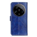 For Xiaomi 14 Ultra Retro Crazy Horse Texture Leather Phone Case(Blue)