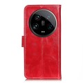 For Xiaomi 14 Ultra Retro Crazy Horse Texture Leather Phone Case(Red)
