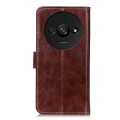 For Xiaomi Redmi A3 Retro Crazy Horse Texture Leather Phone Case(Brown)