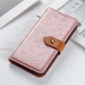 For Xiaomi Redmi 13C European Floral Embossed Leather Phone Case(Pink)